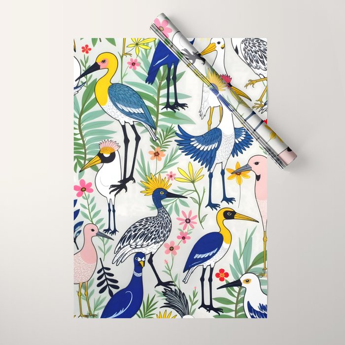 The Aviary Almanac Wrapping Paper Gallery Image 1