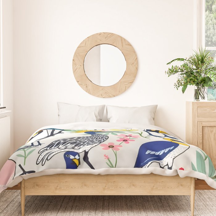 The Aviary Almanac Duvet Cover Gallery Image 3