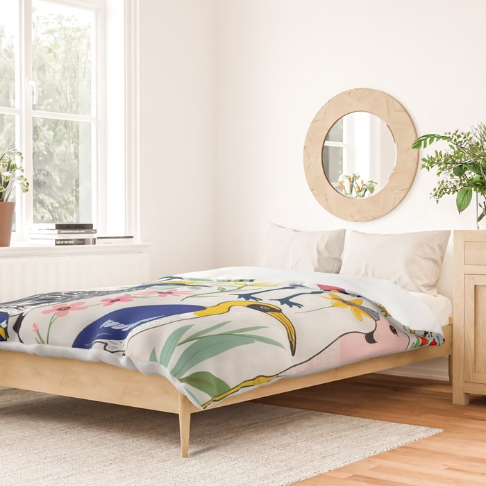 The Aviary Almanac Duvet Cover Gallery Image 2
