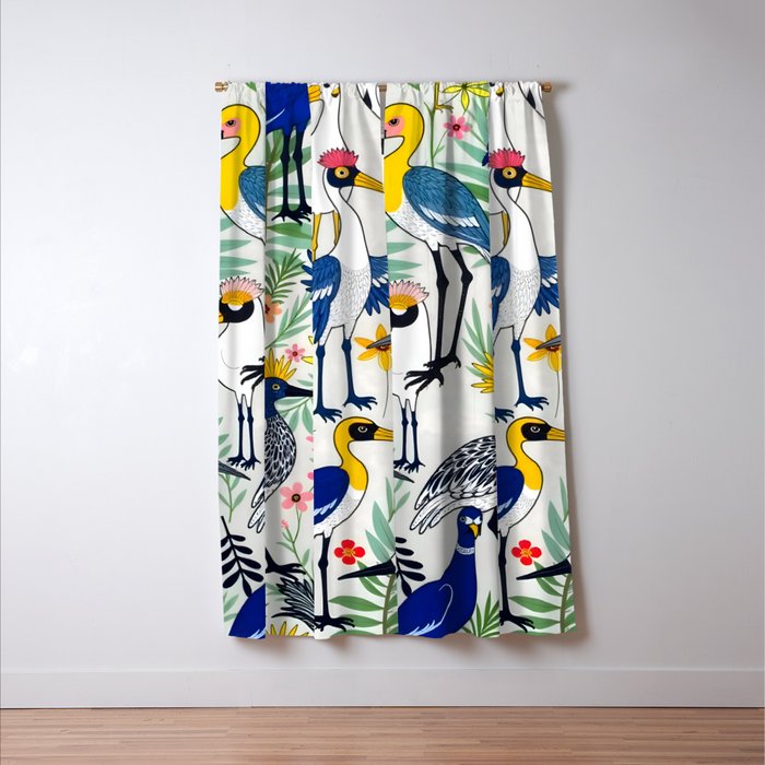 The Aviary Almanac Window Curtain Gallery Image 3