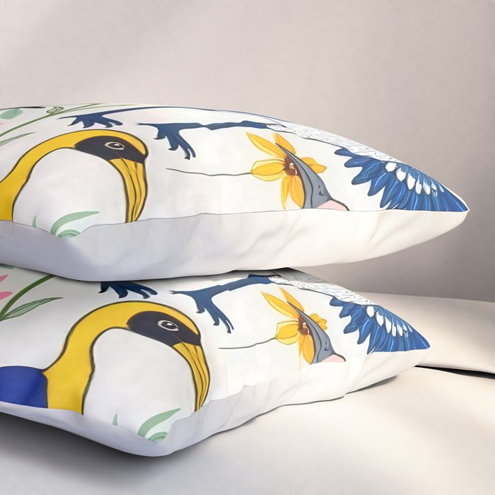 The Aviary Almanac Pillow Sham Gallery Image 3