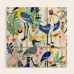 The Aviary Almanac Wood Wall Art Gallery Image 1