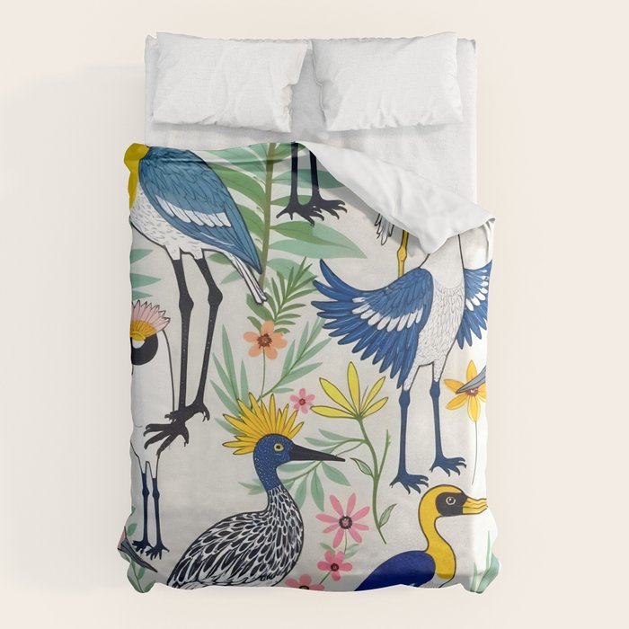 The Aviary Almanac Duvet Cover Gallery Image 6
