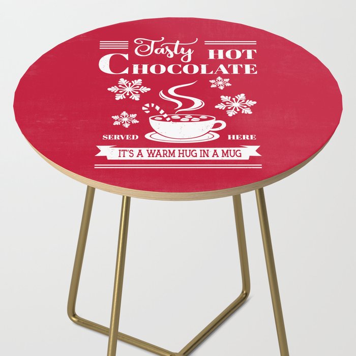 Tasty Hot Chocolate Red Side Table Gallery Image 2
