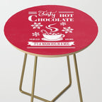 Tasty Hot Chocolate Red Side Table Gallery Image 2
