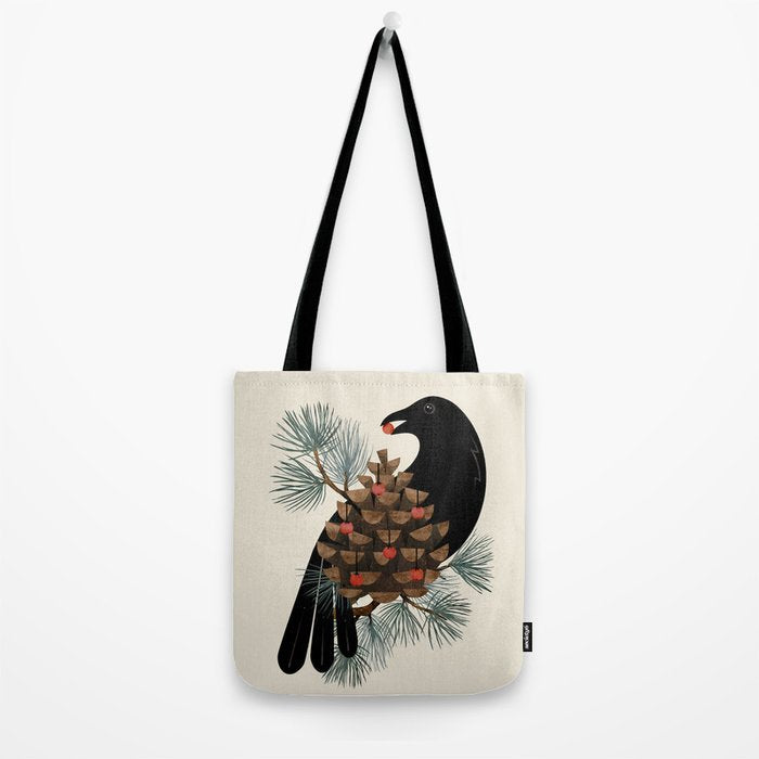 Bird & Berries Tote Bag Gallery Image 2