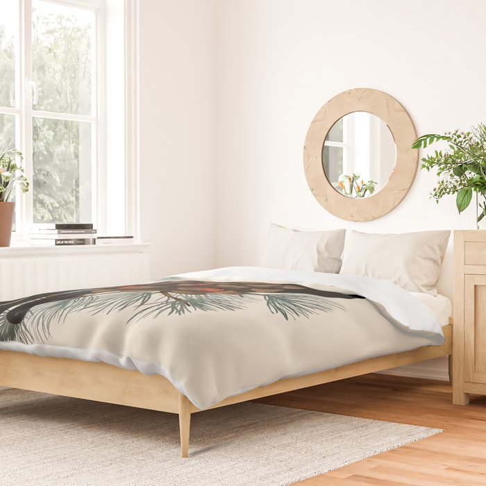 Bird & Berries Duvet Cover Gallery Image 2
