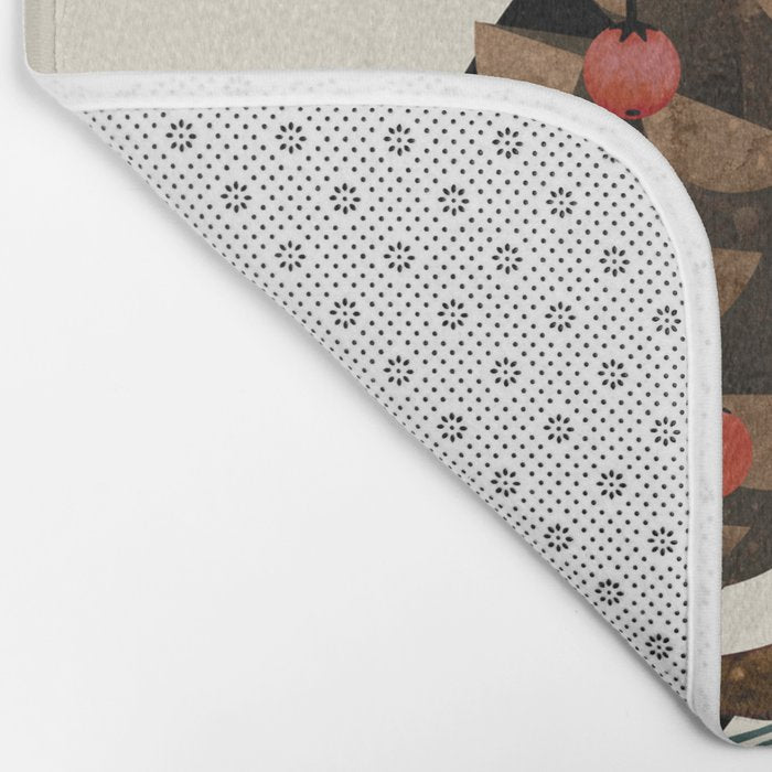 Bird & Berries Bath Mat Gallery Image 2