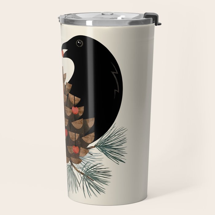 Bird & Berries Travel Mug Gallery Image 2