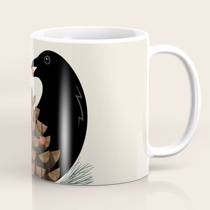 Bird & Berries Coffee Mug Gallery Image 1