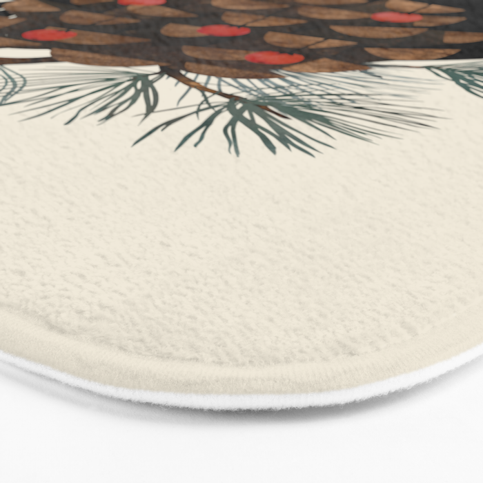 Bird & Berries Bath Mat Gallery Image 3