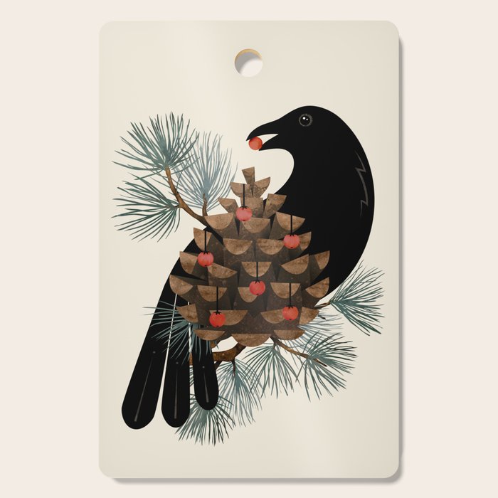 Bird & Berries Cutting Board Gallery Image 1