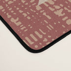 Southwestern Pattern 135 Sienna and Beige Desk Mat Gallery Image 4