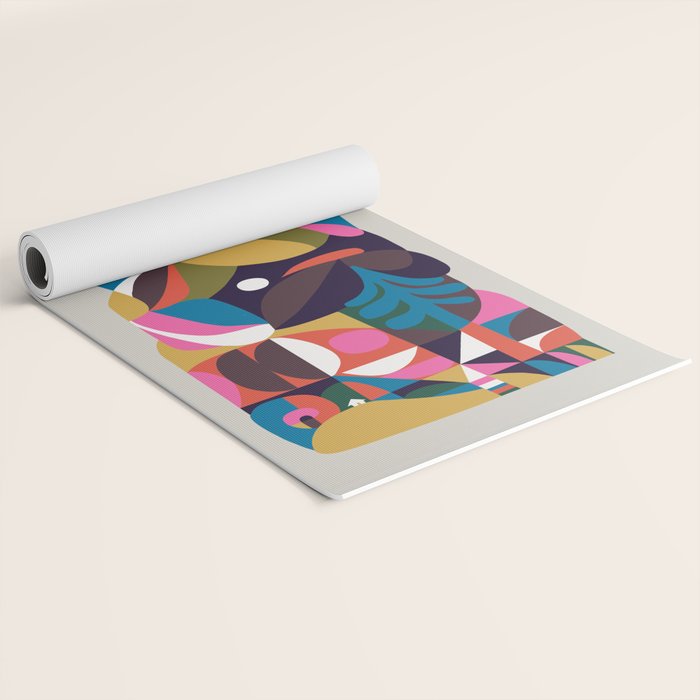 Nordic Pug Yoga Mat Gallery Image 2