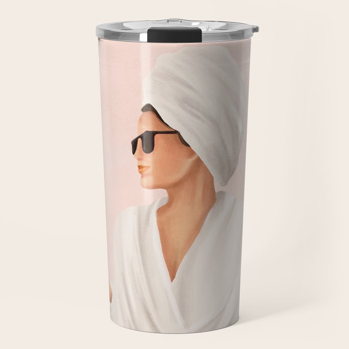 Morning Wine II Travel Mug Gallery Image 1