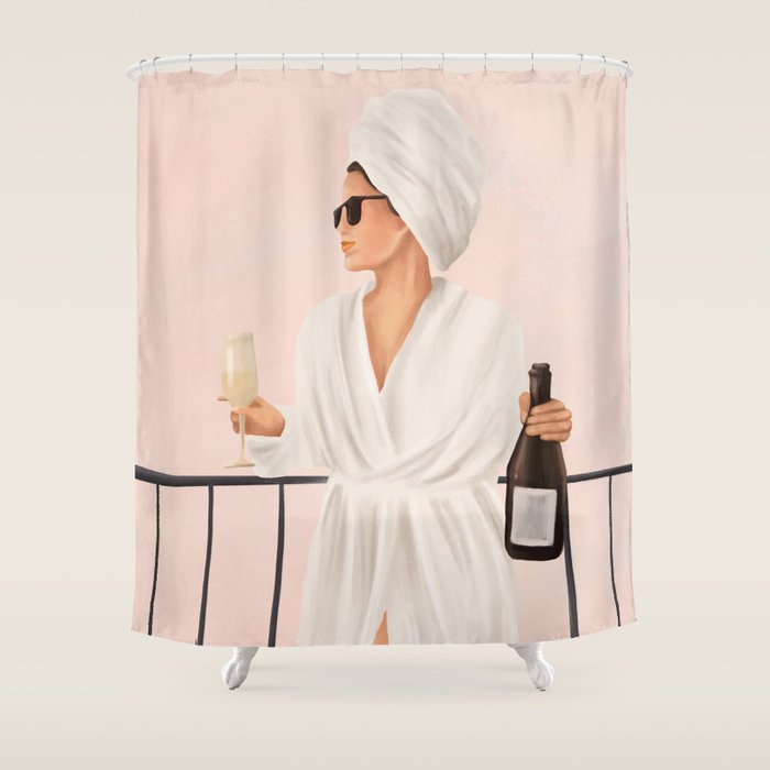 Morning Wine II Shower Curtain Gallery Image 1