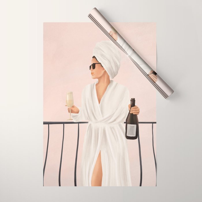 Morning Wine II Wrapping Paper Gallery Image 1