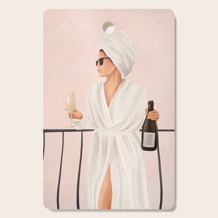 Morning Wine Ii Cutting Board