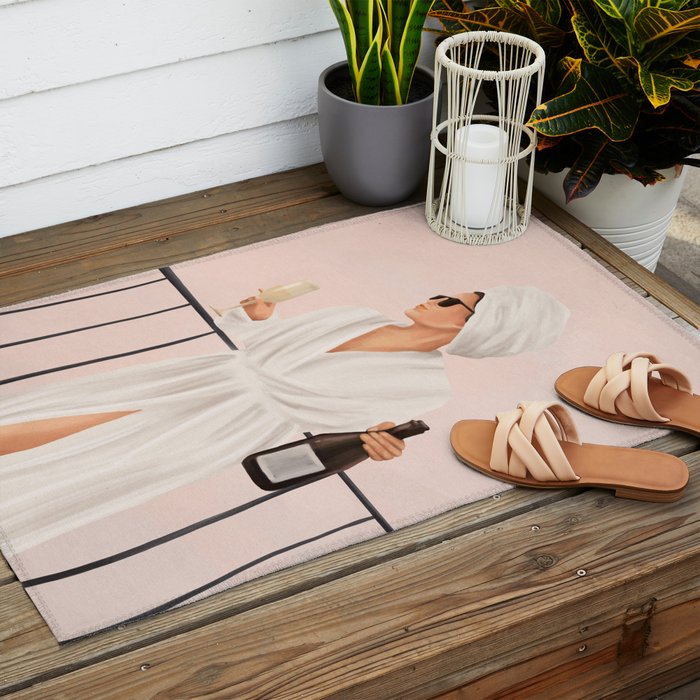 Morning Wine II Outdoor Rug Gallery Image 2