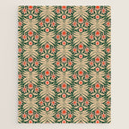 Winter Floral - Christmas pattern Jigsaw Puzzle Gallery Image 1