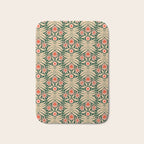 Winter Floral - Christmas pattern Bath Mat Gallery Image 1