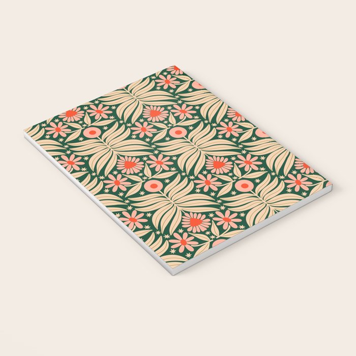 Winter Floral - Christmas pattern Notebook Gallery Image 3