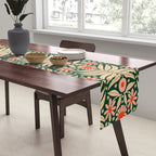 Winter Floral - Christmas pattern Table Runner Gallery Image 2