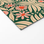 Winter Floral - Christmas pattern Welcome Mat Gallery Image 2