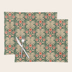 Winter Floral - Christmas pattern Placemat Gallery Image 1
