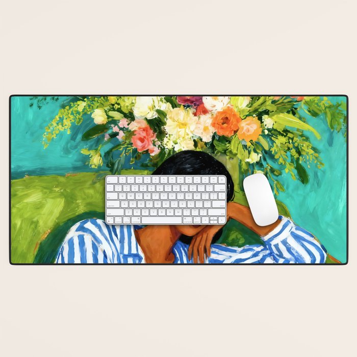 Luxury is having time to waste Desk Mat Gallery Image 1