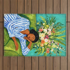 Luxury is having time to waste Outdoor Rug Gallery Image 1