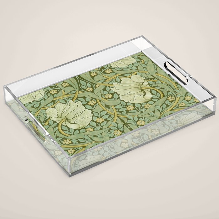 William Morris "Pimpernel" 1. Acrylic Tray Gallery Image 1