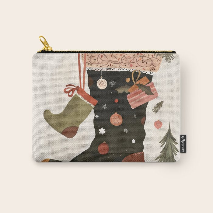 Joyful Stockings Carry All Pouch Gallery Image 1