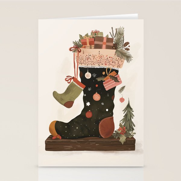 Joyful Stockings Stationery Card Gallery Image 2