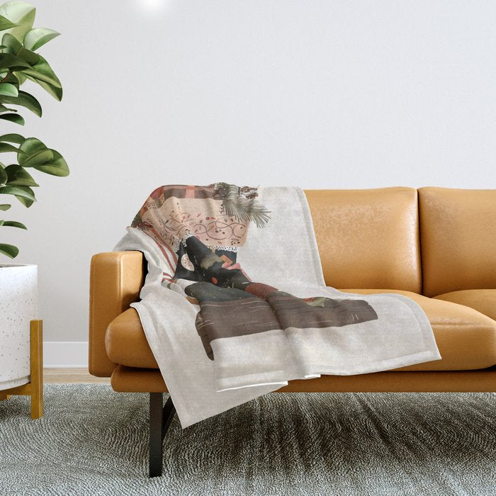 Joyful Stockings Throw Blanket Gallery Image 1