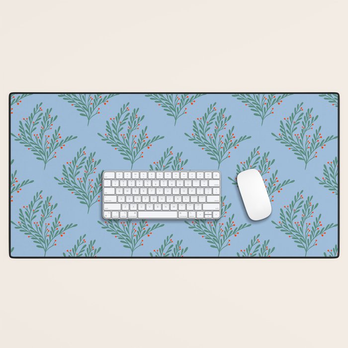 Seasonal branches with berries Desk Mat Gallery Image 1