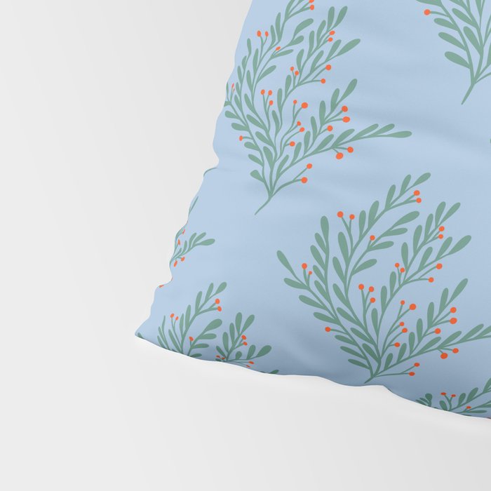 Seasonal branches with berries Pillow Sham Gallery Image 4
