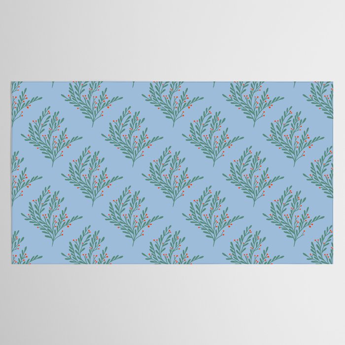 Seasonal branches with berries Tablecloth Gallery Image 2