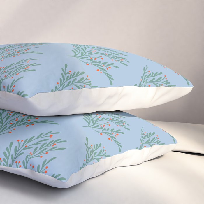 Seasonal branches with berries Pillow Sham Gallery Image 3
