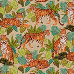 Jungle Tigers In Sand Brown Coffee Mug Gallery Image 2