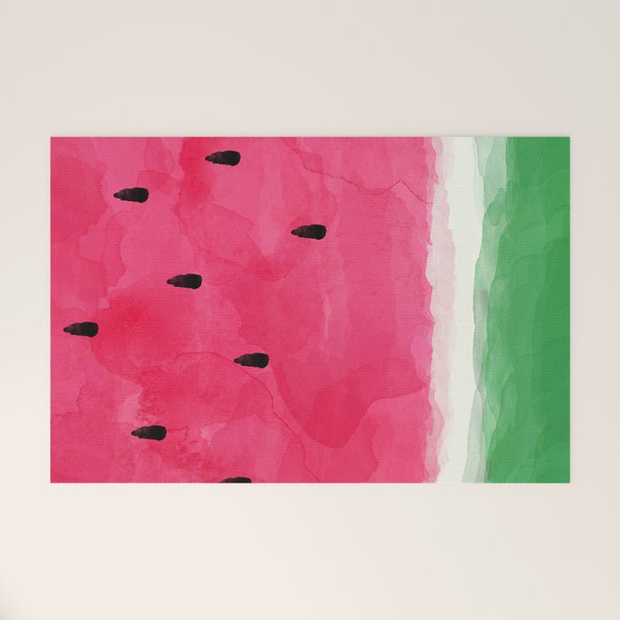 Watermelon Abstract Welcome Mat Gallery Image 1