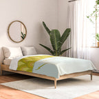 retro rainbow daydreams lady slide // retro surf art by surfy birdy Comforter Gallery Image 2