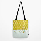 retro rainbow daydreams lady slide // retro surf art by surfy birdy Tote Bag Gallery Image 2