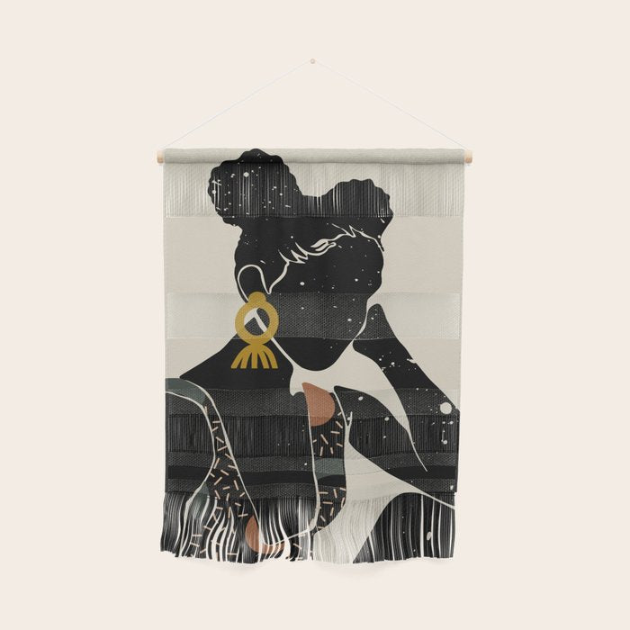 Black Hair No. 6 Wall Hanging Gallery Image 1