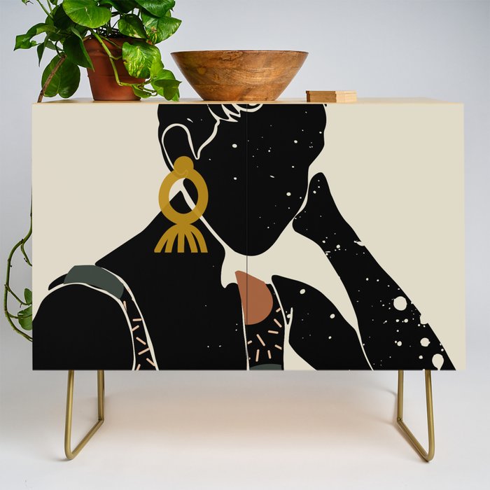 Black Hair No. 6 Credenza Gallery Image 1