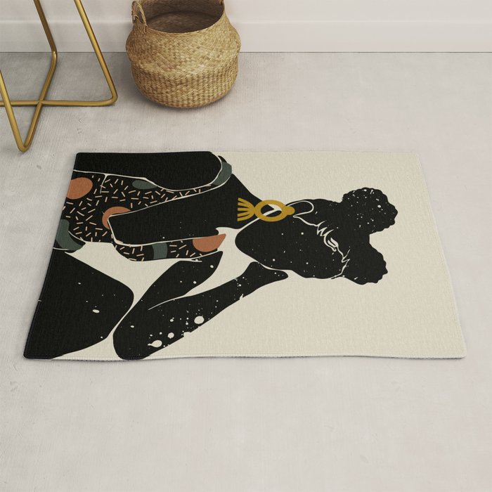 Black Hair No. 6 Rug Gallery Image 1