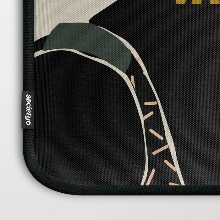 Black Hair No. 6 Laptop Sleeve Gallery Image 3