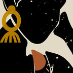 Black Hair No. 6 Coffee Mug Gallery Image 2