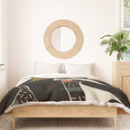 Black Hair No. 6 Duvet Cover Gallery Image 3