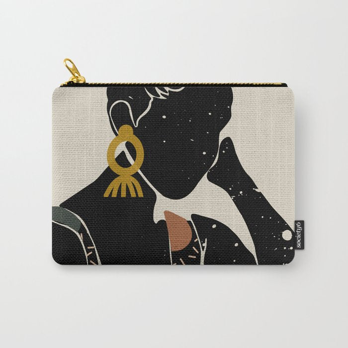 Black Hair No. 6 Carry All Pouch Gallery Image 1
